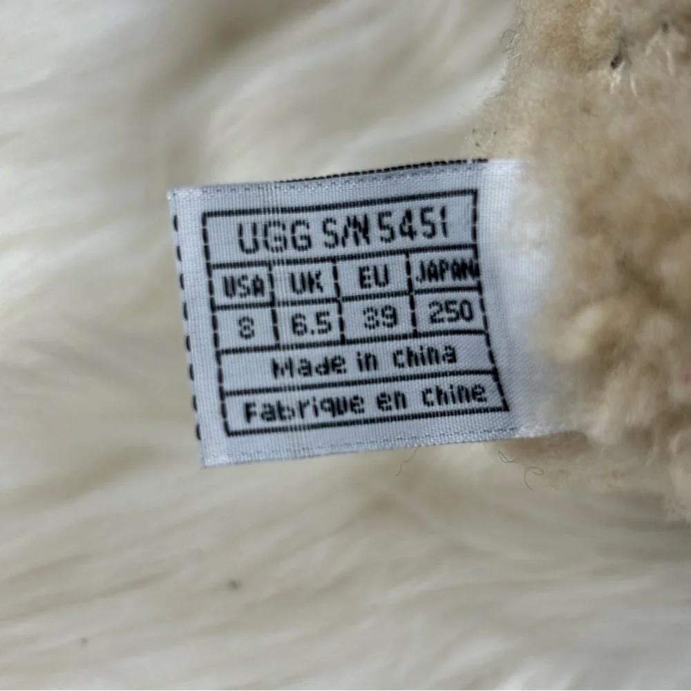 UGG TALL WINTER WEDGES PULL UP BOOTS SIZE 8